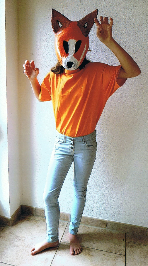 Elisa Bovens 7a Maske animalisch 