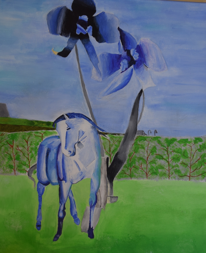 Lars Kurzweil Q1 Malerei zum Thema Bildzitat
