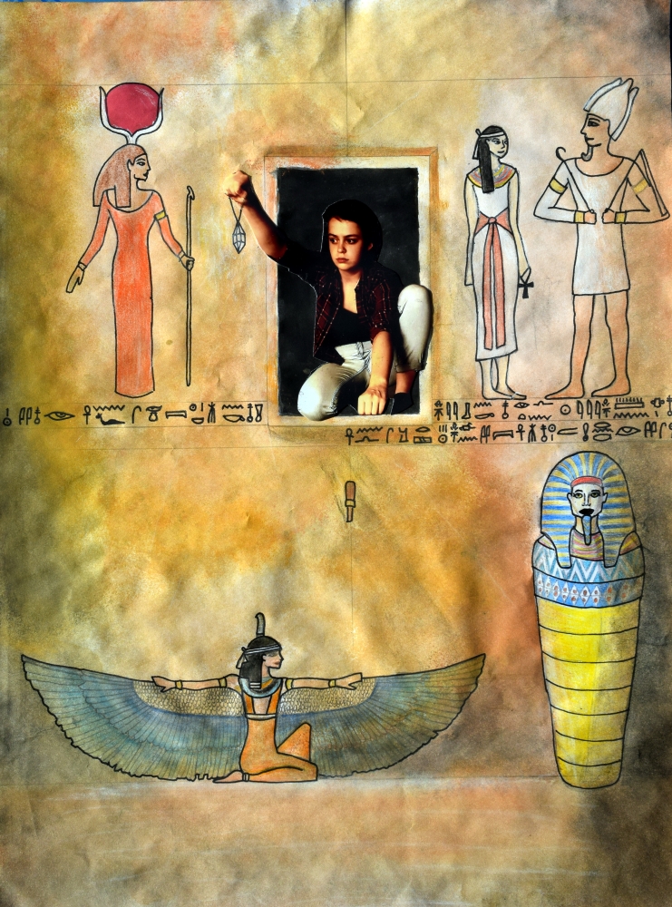 Mascha Piefel Aquarellmalerei zum Thema Aegypten