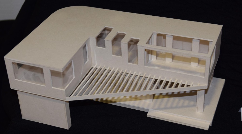 Max Wuttke Architekturmodell Ferienhaus Q1